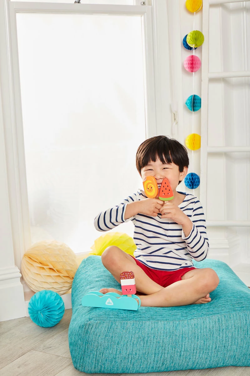 Set lodër lodër për fëmijë Early Learning Centre Wooden Lovely Lolly Playset