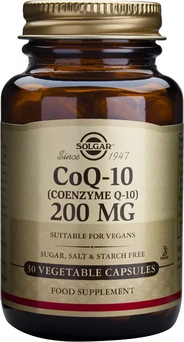 Suplement ushqimor Solgar Coenzyme Q-10 200mg, 30 kapsula