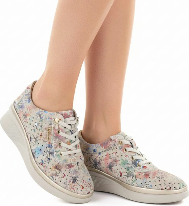 Këpucë me platformë për femra Vinceza 79603, bezhë