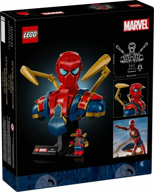 Set LEGO Marvel Iron Spider-Man bust
