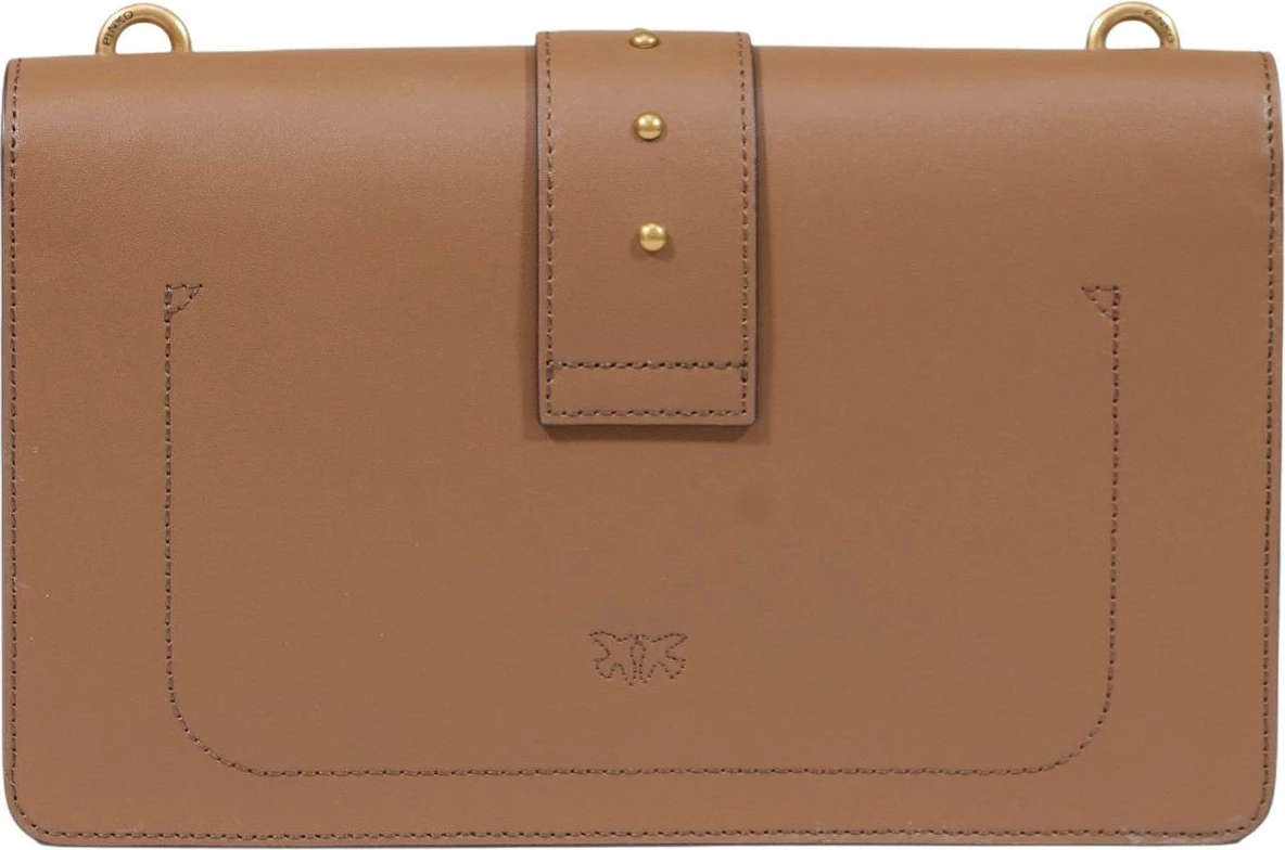 Çantë crossbody Pinko Love One Classic ST. CL Vitell 105857 A0F1 për femra, ngjyrë lëkure