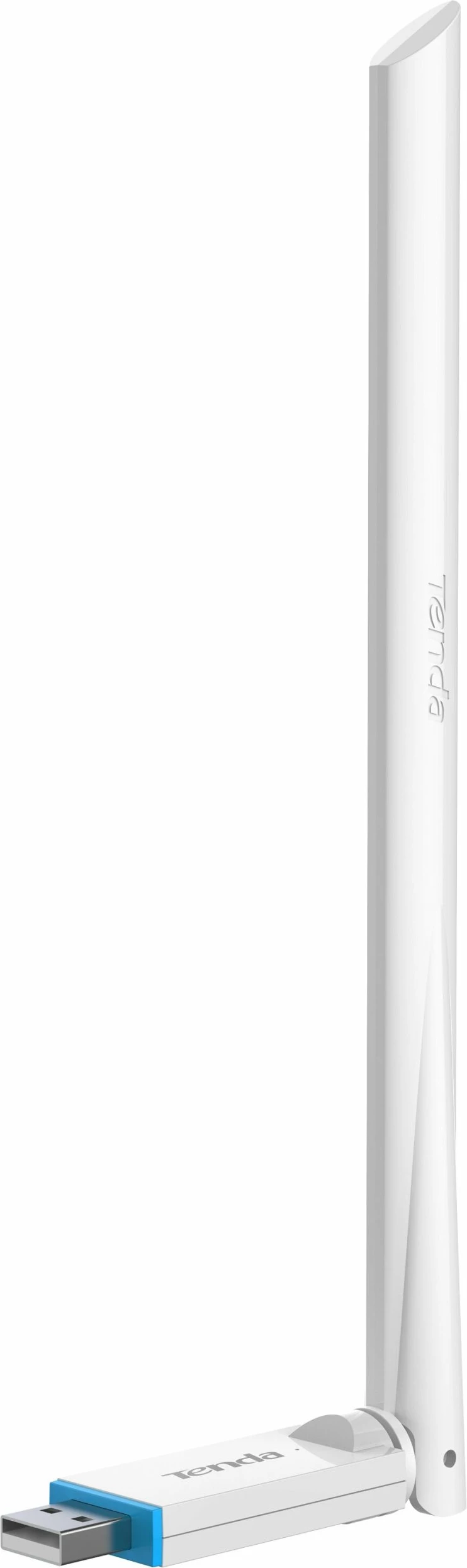 Adapter Wi‑Fi USB Tenda U2 287 Mbps, antenë e jashtme 6 dBi, i bardhë