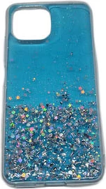 Mbështjellës silikoni me glitter ONASI 18455 për Xiaomi Redmi 12C, blu