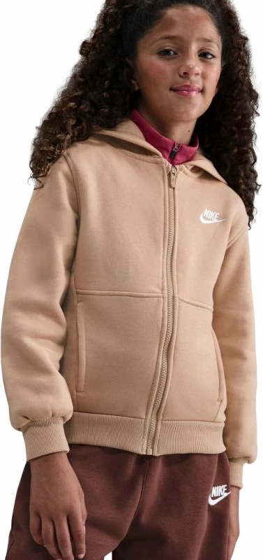 Duks për fëmijë Nike Sportswear Club Fleece FD3004 200, bezhë