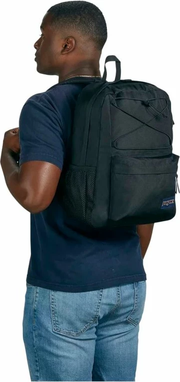 Çantë shpine JanSport për meshkuj/femra, e zezë