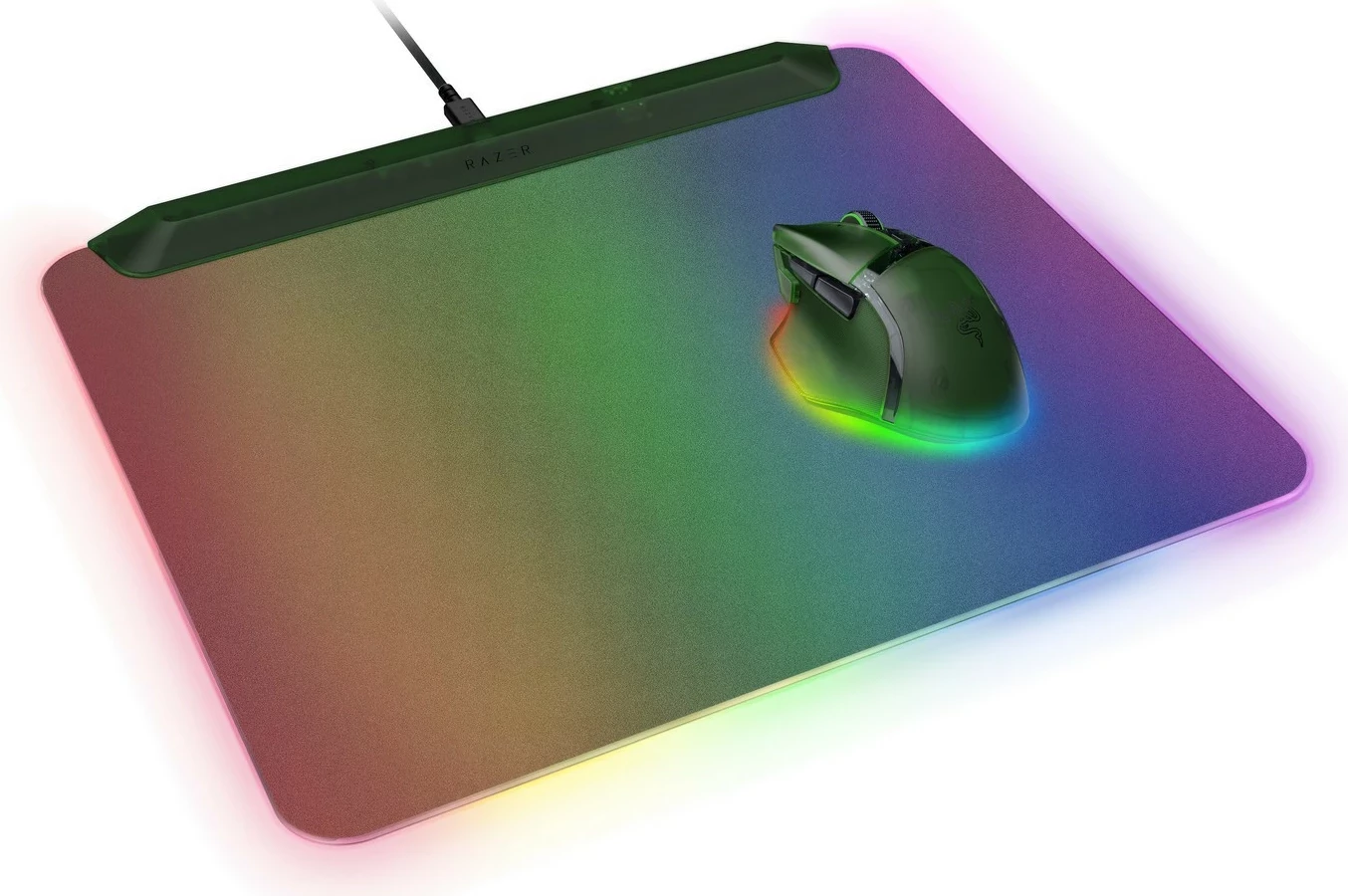 Mauspad Razer Firefly V2 Pro, plastik, backlight, Phantom Green