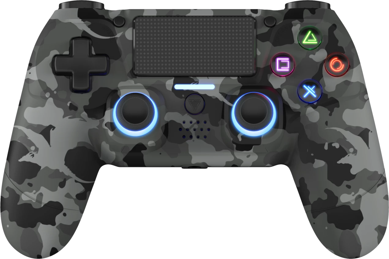 Kontroller wireless DragonShock MIZAR+ për PS4/PC/Mobile, Hall-Effect, gri camo