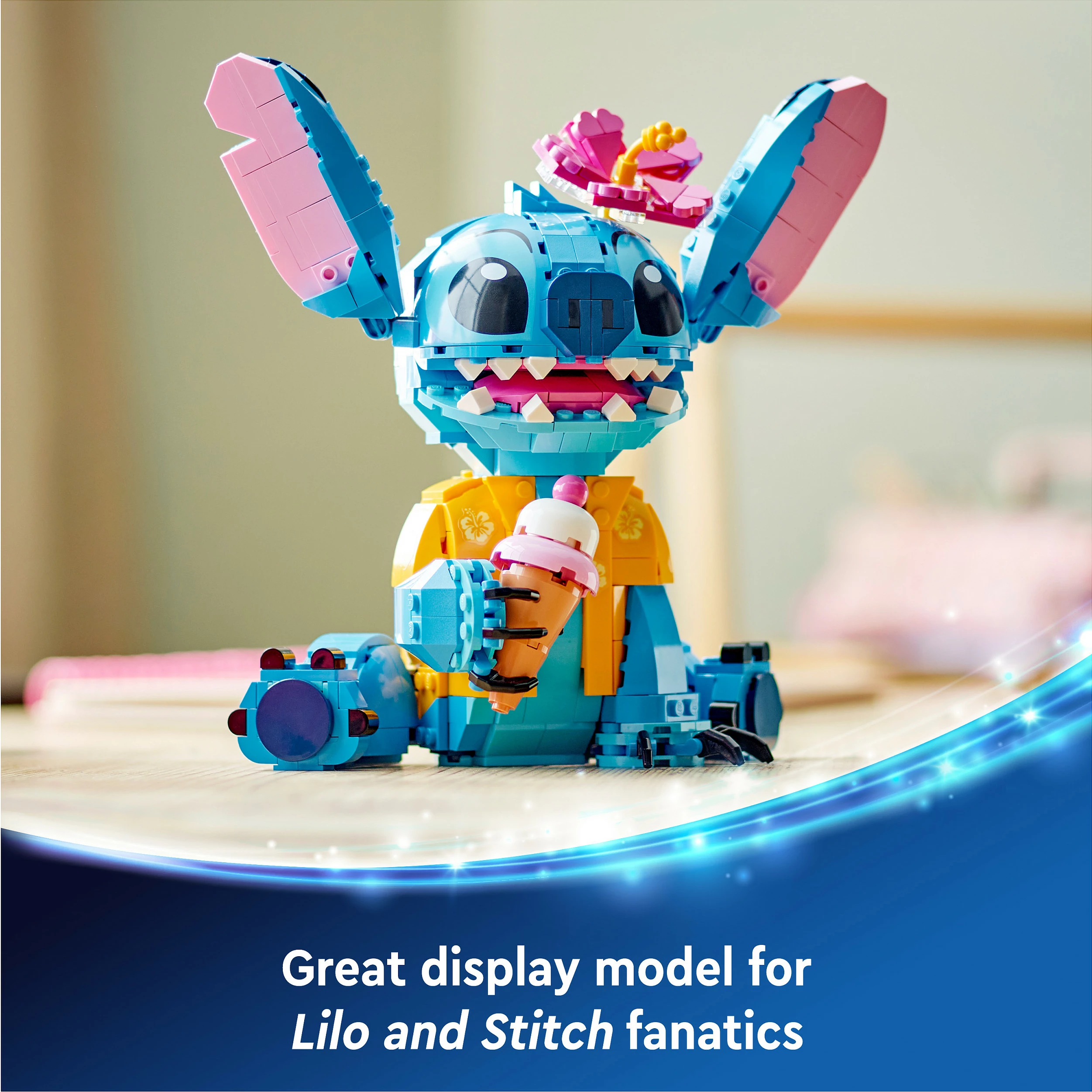 Set ndërtimi LEGO Stitch, 9 vjeç e lart, Plastikë, 730 pjesë, shumëngjyrësh