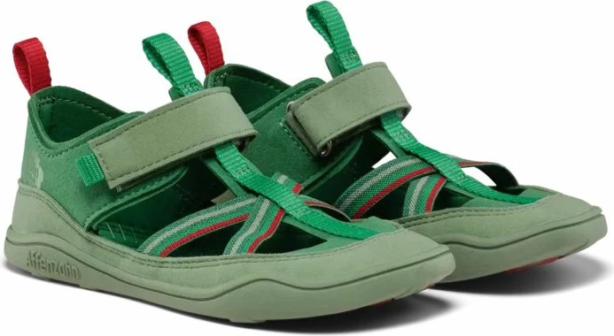 Sandale për fëmijë Affenzahn, të gjelbra