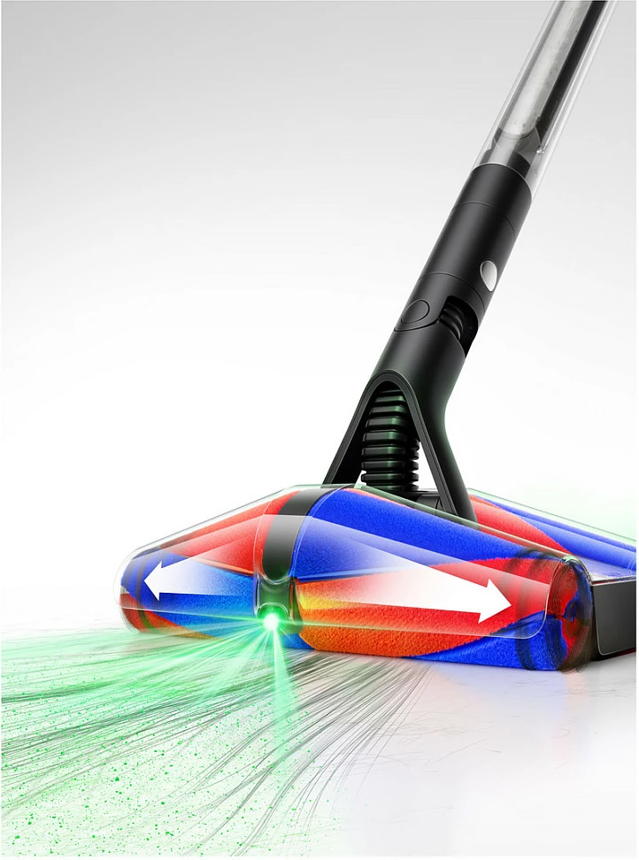 Fshesë me korrent Dyson PencilVac Fluffycones, pa kabllo, 30 min, LCD, Matte Black