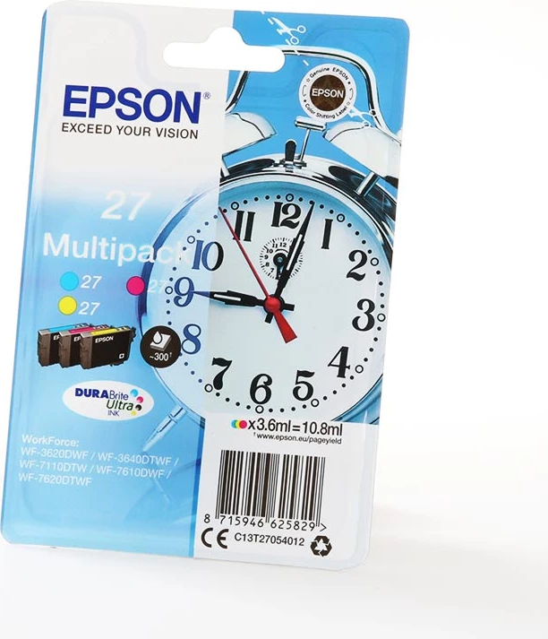 Kartush bojë Epson 27 XL multipack C13T27054012 C,M,Y