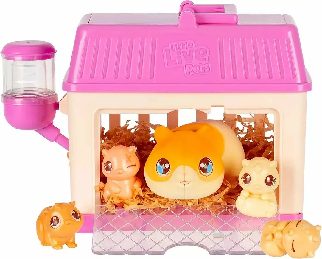 Set lodër interaktive Cobi Little Live Pets Mama Surprise Mini Hamster MO-26626, për 5+ vjeç, ngjyra miks
