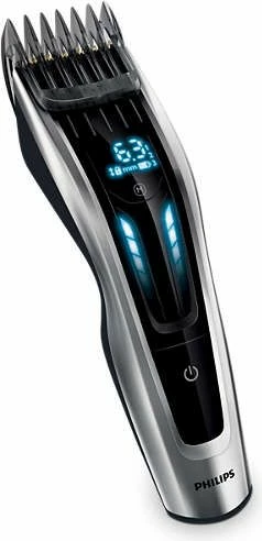 Makinë qethje Philips Series 9000 HC9450/15, 0.5-42 mm, 400 nivele, 120 min, e zezë, set me 3 krehra