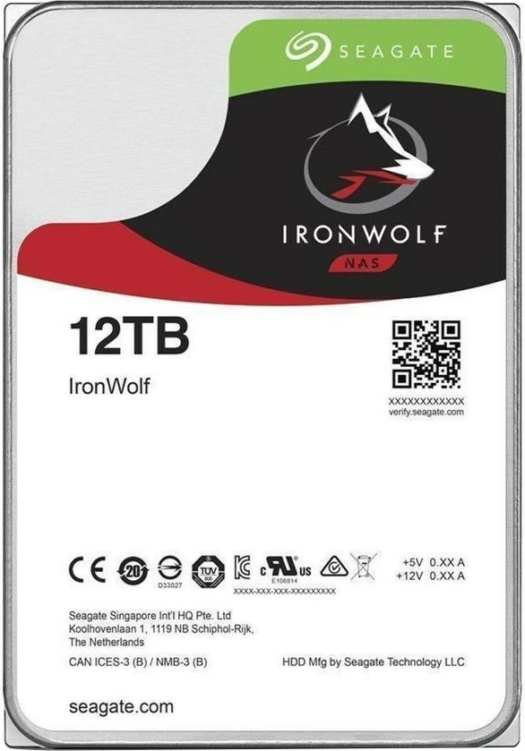 Hard disk Seagate IronWolf ST12000VN0008 12TB, 7200RPM, 256MB