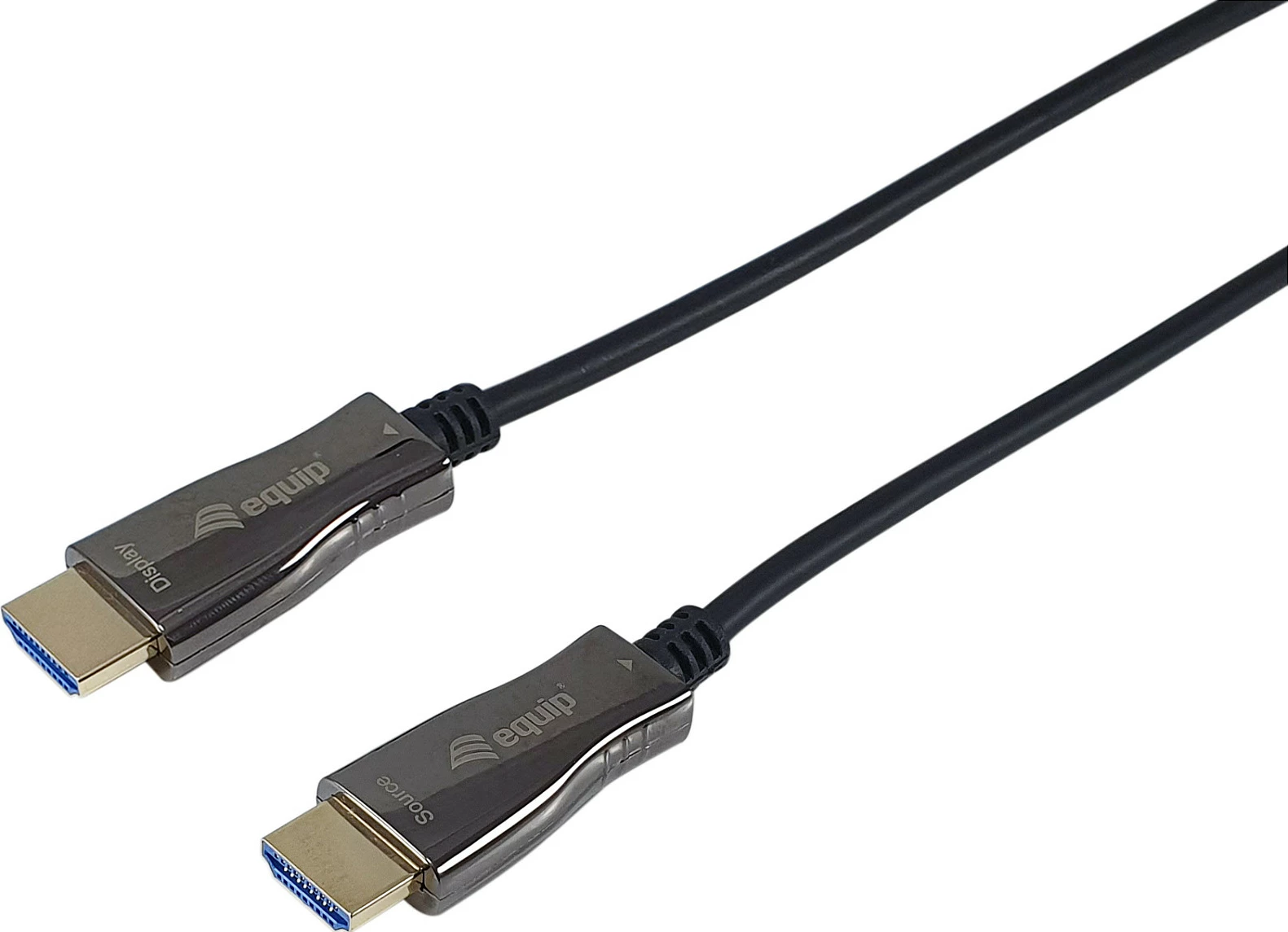 Kabllo HDMI EQUIP 11943x, 10m, HDMI 2.0 AOC, 4K/60Hz, Type-A në Type-A, e zezë