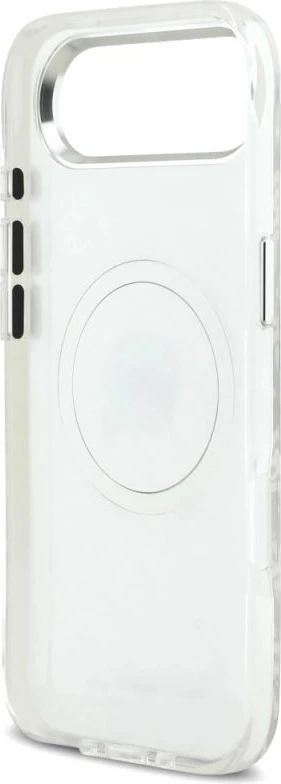 Kapak telefoni Karl Lagerfeld IML Karl Head Logo MagSafe për iPhone, gri
