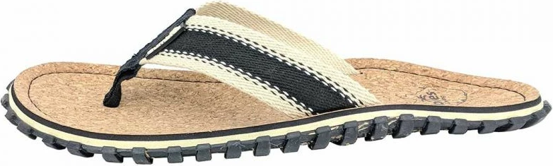 Flip-flop Gumbies për meshkuj, bezhë/krem dhe të zeza [Madhësia: 42]