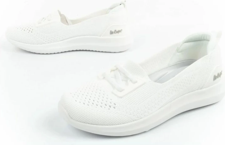 Këpucë femra Lee Cooper, të bardha
