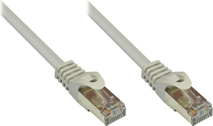 Kabllo rrjeti GoodConnections 8550-100, RJ45 Cat5e 10m, SF/UTP, gri
