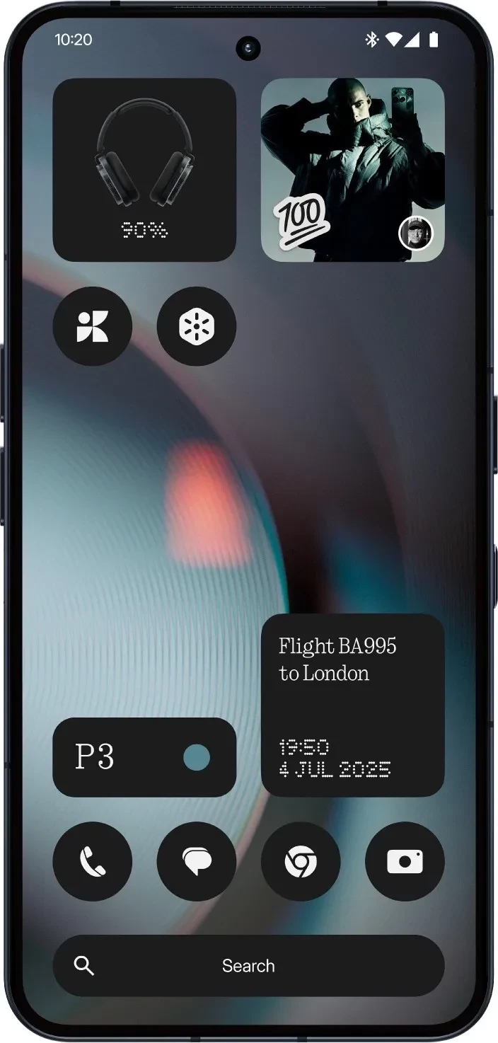 Celular Nothing Phone (3) 5G, 16GB RAM, 512GB, e zezë