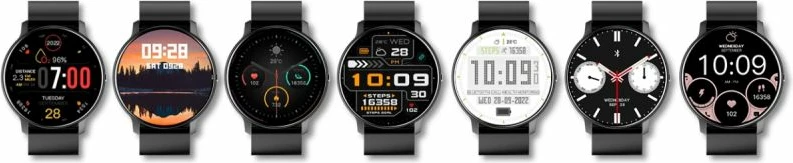 Smartwatch Giewont për meshkuj, e zezë
