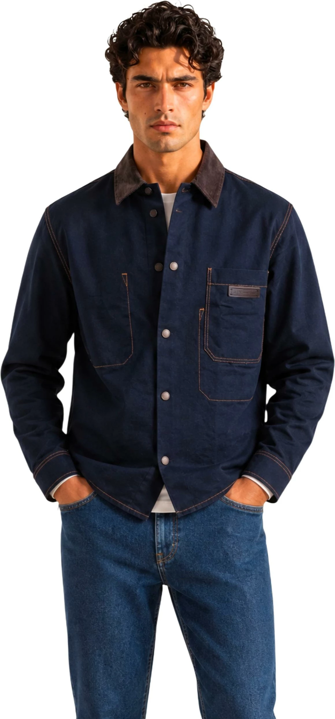 Këmishë për meshkuj Armani Exchange XM003536 AF27109, blu e errët