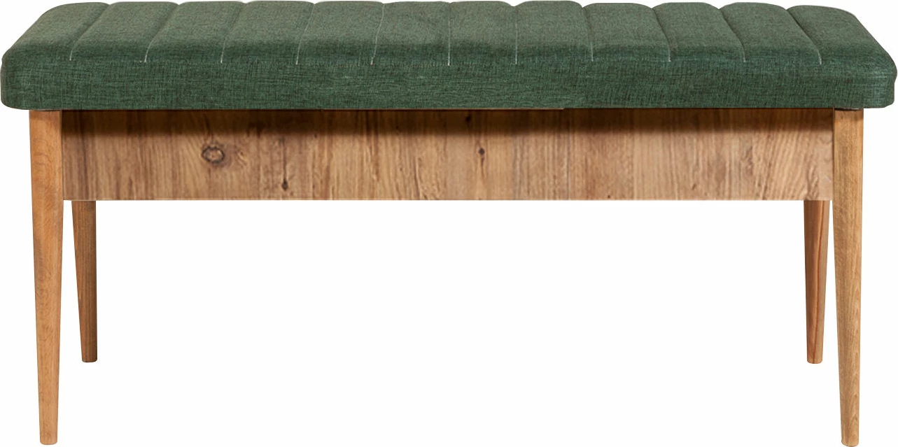 Set tavoline e zgjatshme me karrige (4 copë), Hanah Home, Vina 1070, ngjyrë pishë Atlantic, jeshile