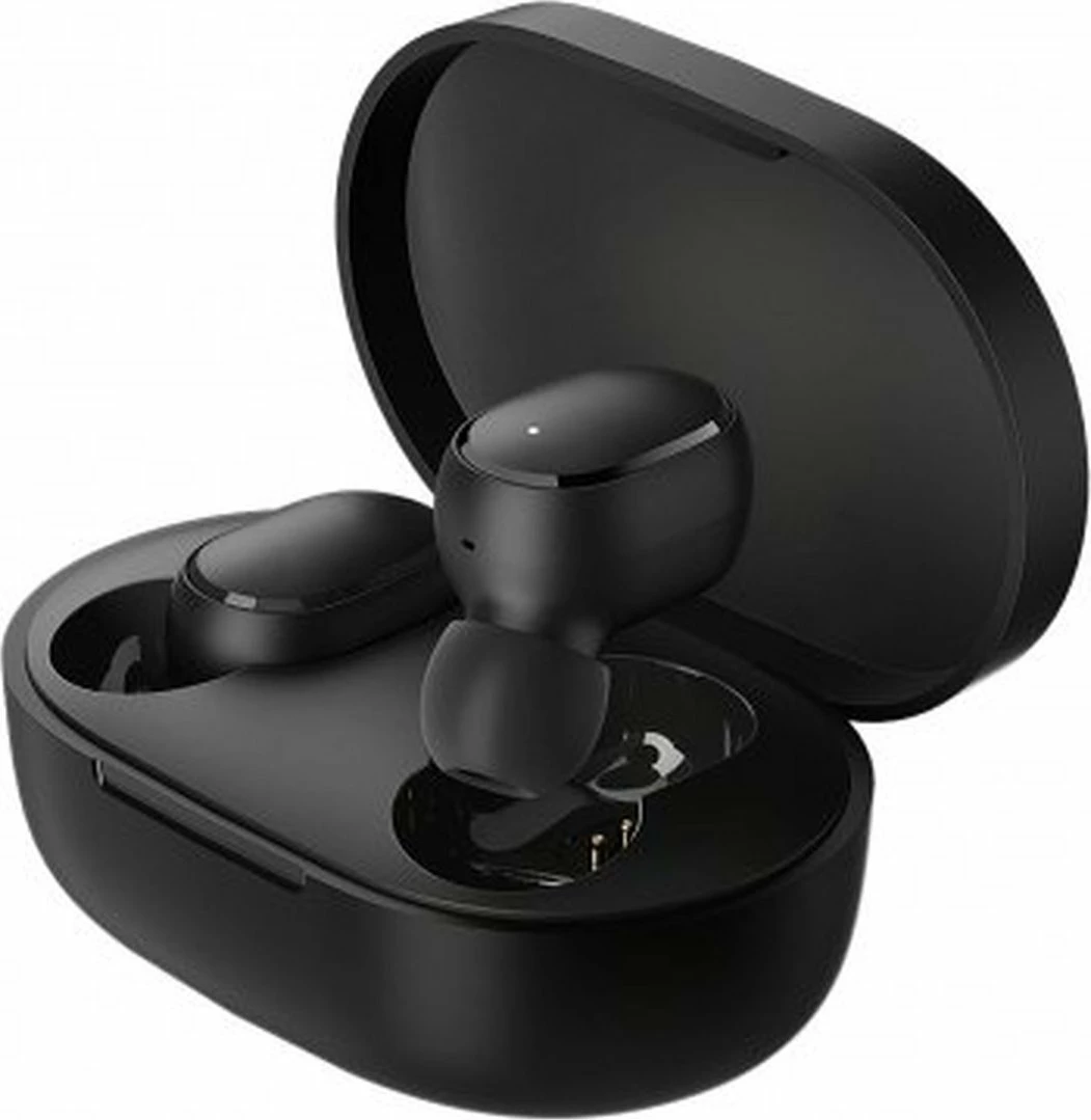 Kufje Xiaomi Redmi Buds Essential Bluetooth 5.2, 18h, IPX4, të zeza, me kuti karikimi