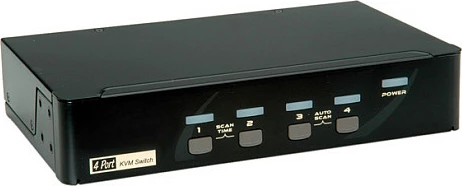 Switch KVM ROLINE 1 user - 4 PC, DisplayPort, USB hub, 2560 x 1600, i zi