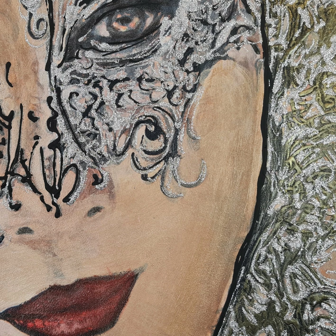 Pikturë dekorative me vaj, shumëngjyrëshe, Wallity, OPS2032725074, 100x140cm