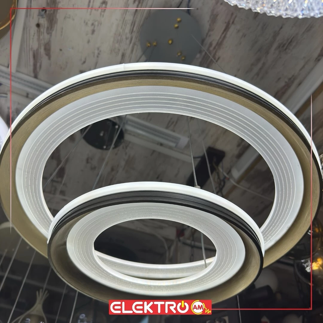 Abazhur LED i varur 2457 GR+GD