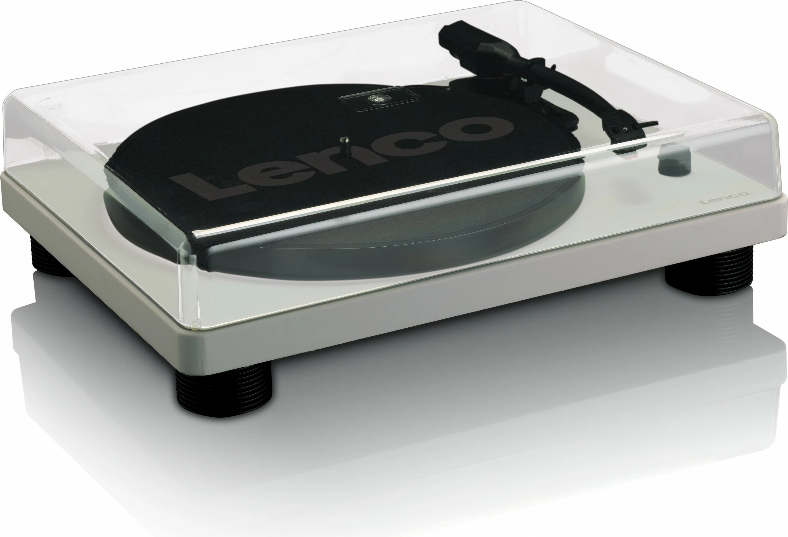 Gramafon Lenco LS-50, 2 altoparlantë, USB, gri