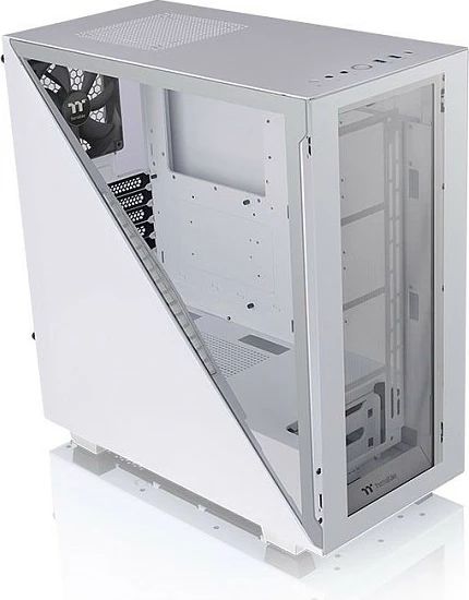 Kasë Thermaltake Divider 300 TG Snow, Midi Tower, Tempered Glass, RGB, e bardhë