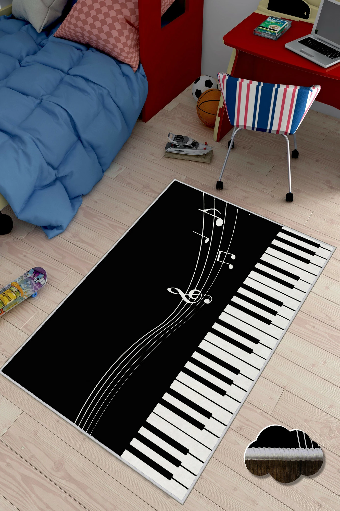 Qilim për korridor, multingjyrësh, Conceptum Hypnose, WOOKECE139, 80x200cm