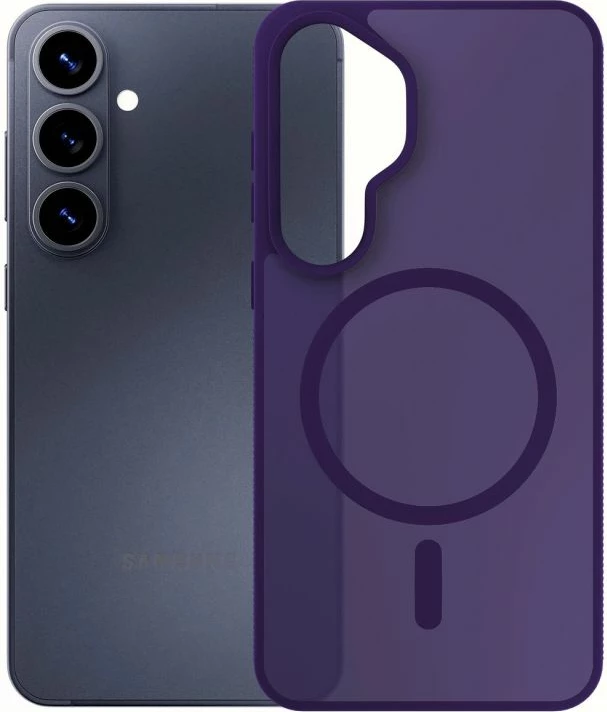 Kapak telefoni 3mk Smoke MagCase për Samsung Galaxy S26, vjollcë