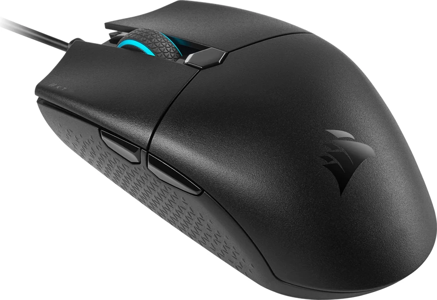 Maus CORSAIR KATAR PRO, 12400 DPI, me kabllo USB, RGB, i zi