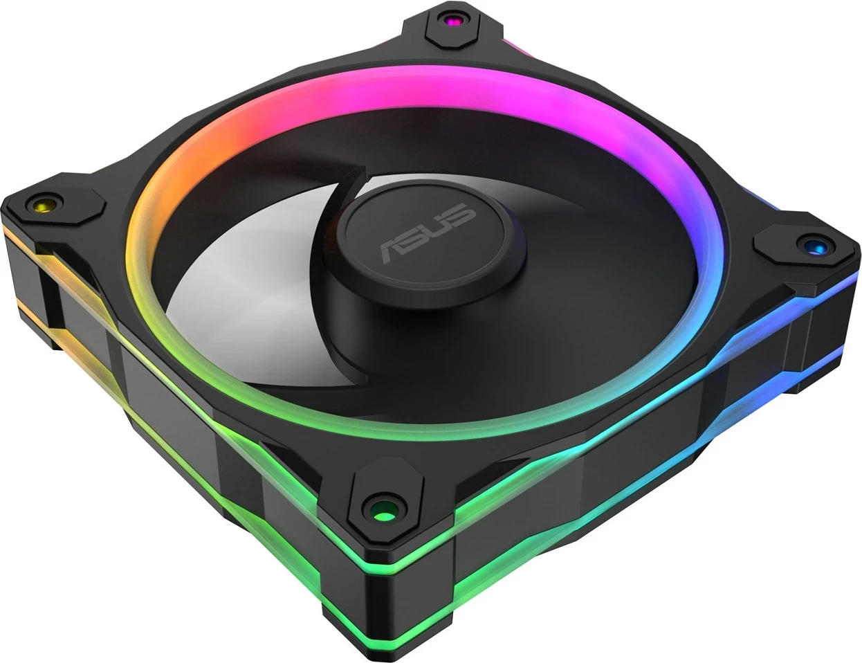 Ventilatorë për kasë kompjuteri ASUS Prime MR120 Fan ARGB, 12 cm, 3 copë, Zi