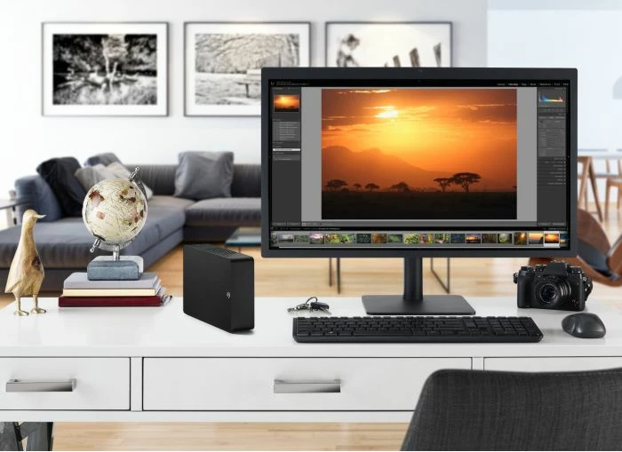 Hard disk eksterne Seagate Expansion Desktop STKP16000400, 16TB, 3.5\", USB 3.0, set me kabllo USB dhe adaptor rryme, e zezë