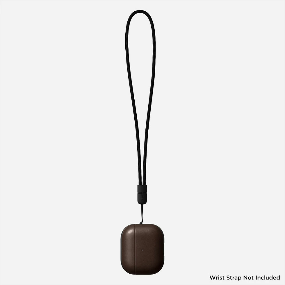 Mbështjellës për AirPods Nomad AirPods V3, lëkurë origjinale, për AirPods (Gjenerata 3), kafe Rustic Brown