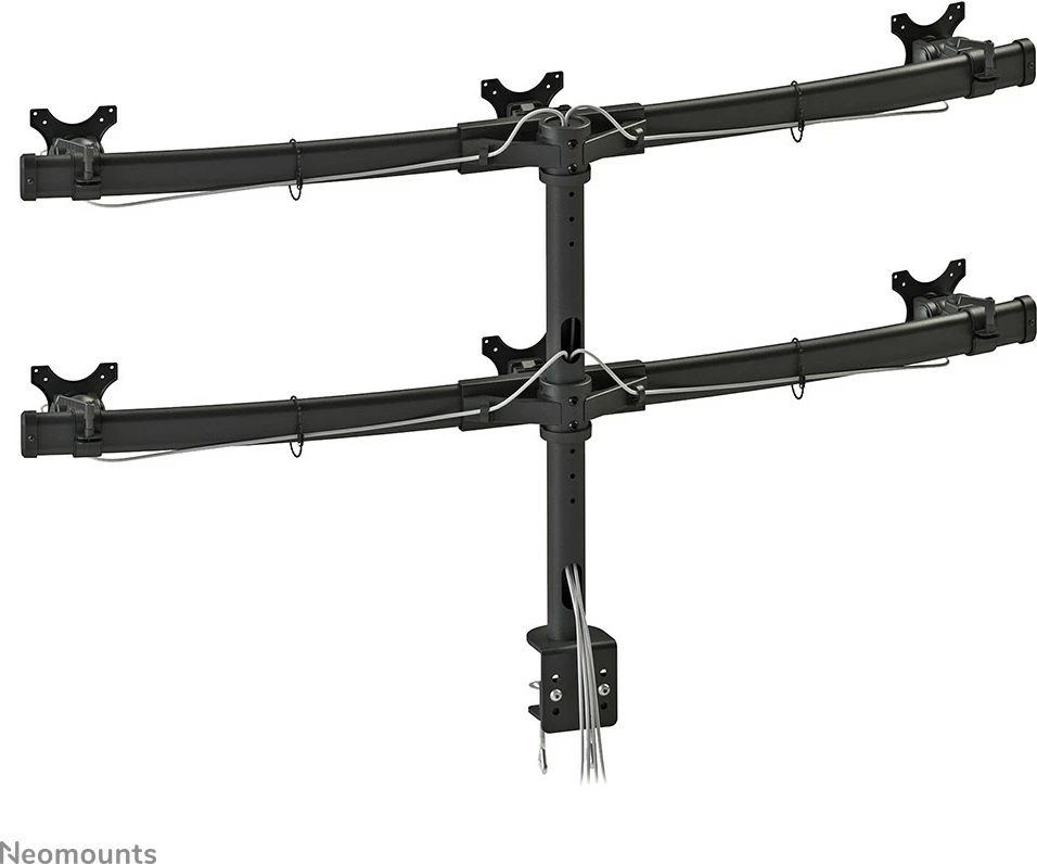 Mbajtës ekrani Neomounts, Newstar, FPMA-D700D6, 6 ekrane, i zi