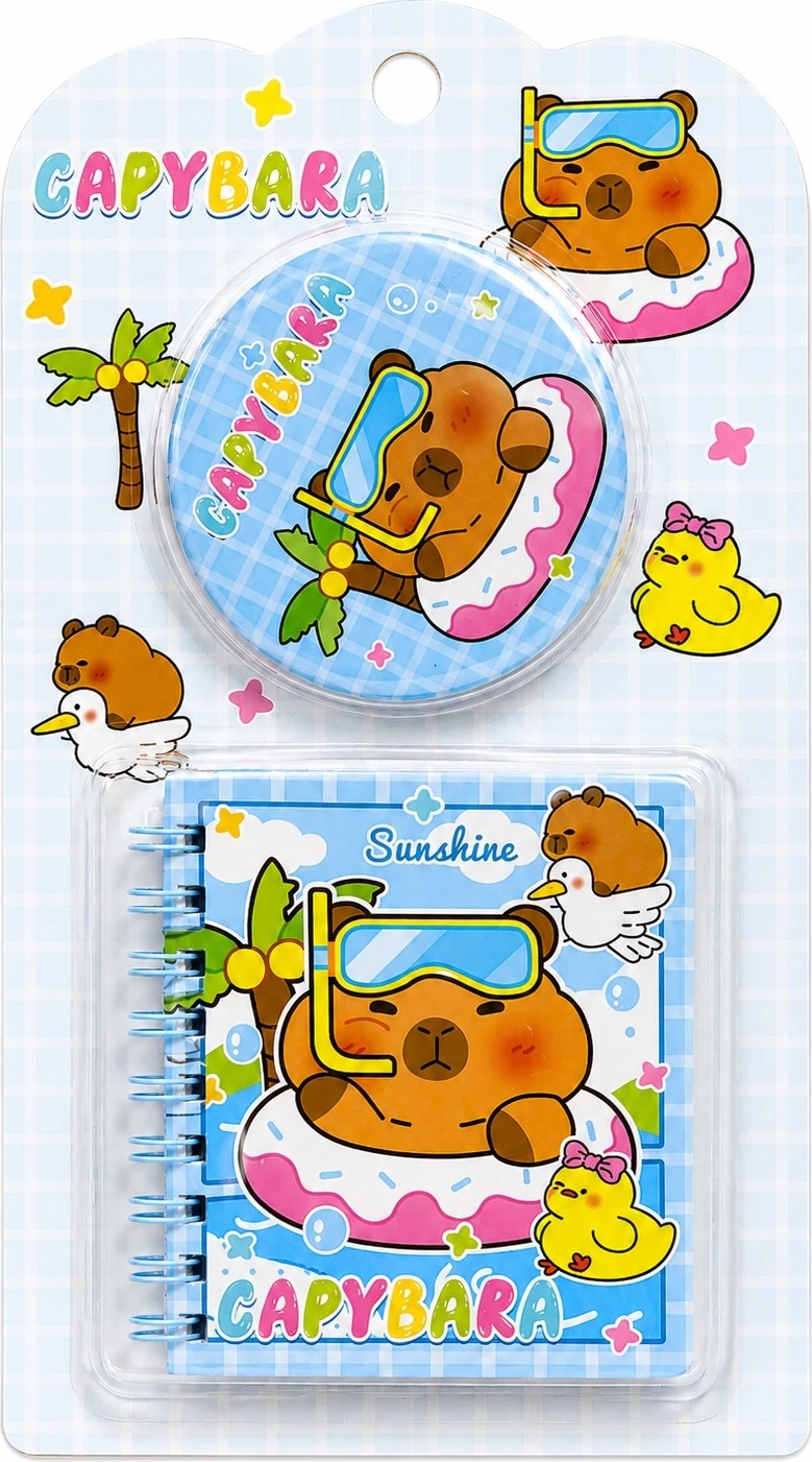 Set Mini Shkrimi Capybara