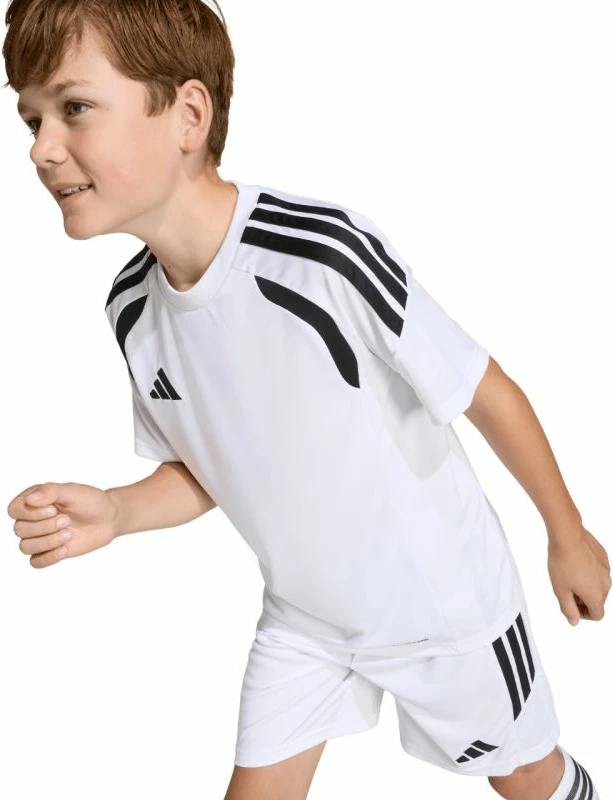 Fanellë futbolli për fëmijë adidas, e bardhë [Madhësia: 140 cm]