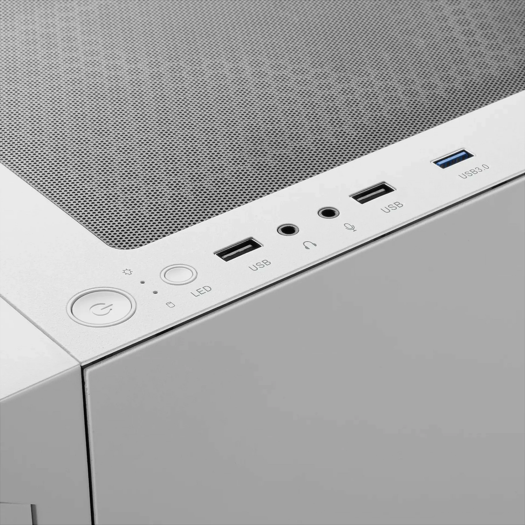 Kasë Gamdias Talos E3 MESH, Midi Tower, ATX/mATX/Mini-ITX, USB 3.2, e bardhë