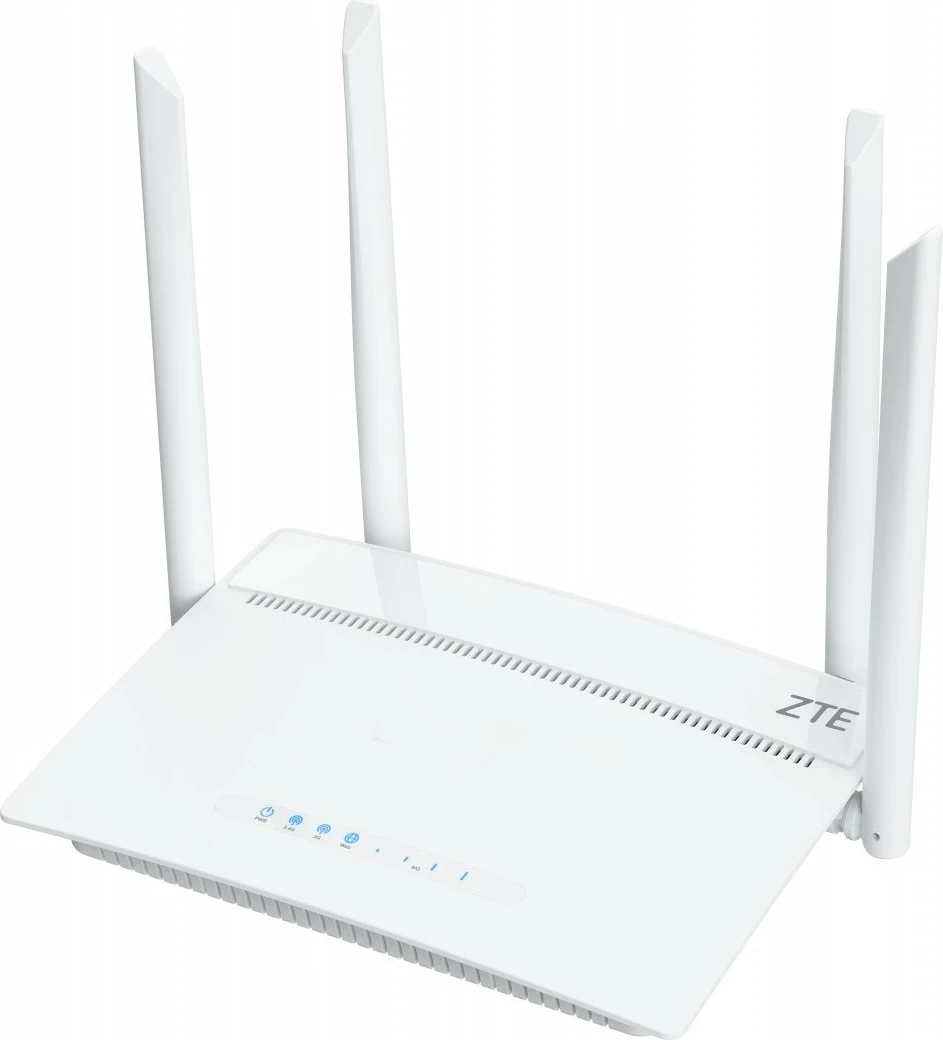 Router ZTE MF258 PRO me WiFi6, 4 antena, i bardhë, set ODU & IDU