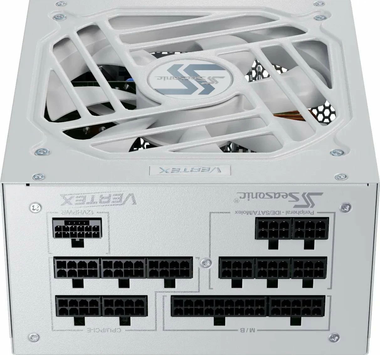 Furnizues rryme SeaSonic Vertex GX (VERTEX-GX-1000-WHITE) 1000W 80 Plus Gold ATX 3.0 modular komplet, i bardhë