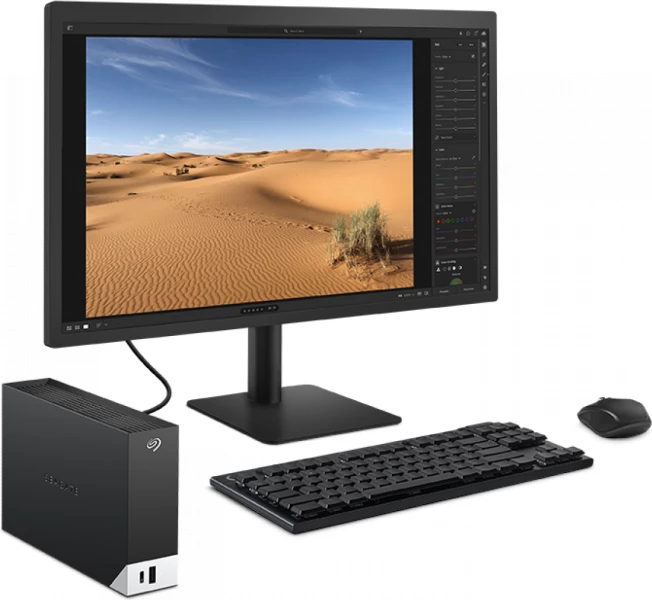 Hard disk ekstern Seagate One Touch Hub STLC4000400 4TB 3.5\" USB 3.0/USB-C, zi