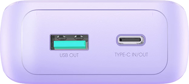 Powerbank Joyroom JR-PBC06, 10000mAh, 30W, me kabllo USB-C/Lightning të integruara, vjollcë