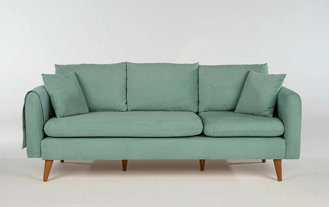 Set divani Atelier del Sofa, ngjyrë jeshile fistik, Sofia-TKM02-0400
