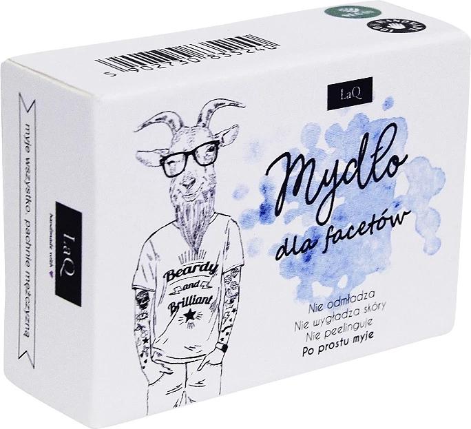 Sapun për meshkuj LaQ me karbon të aktivizuar, 85g