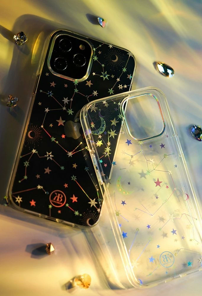 Mbështjellës Kingxbar Lucky Series për iPhone 12 mini, me kristale Swarovski, Transparent